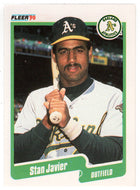 Stan Javier - Oakland Athletics (MLB Baseball Card) 1990 Fleer # 12 Mint