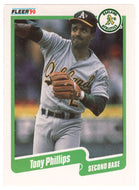 Tony Phillips - Oakland Athletics (MLB Baseball Card) 1990 Fleer # 19 Mint