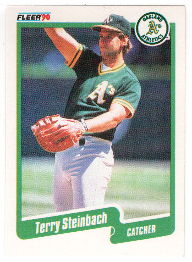 Terry Steinbach - Oakland Athletics (MLB Baseball Card) 1990 Fleer # 20 Mint