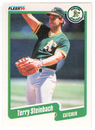 Terry Steinbach - Oakland Athletics (MLB Baseball Card) 1990 Fleer # 20 Mint