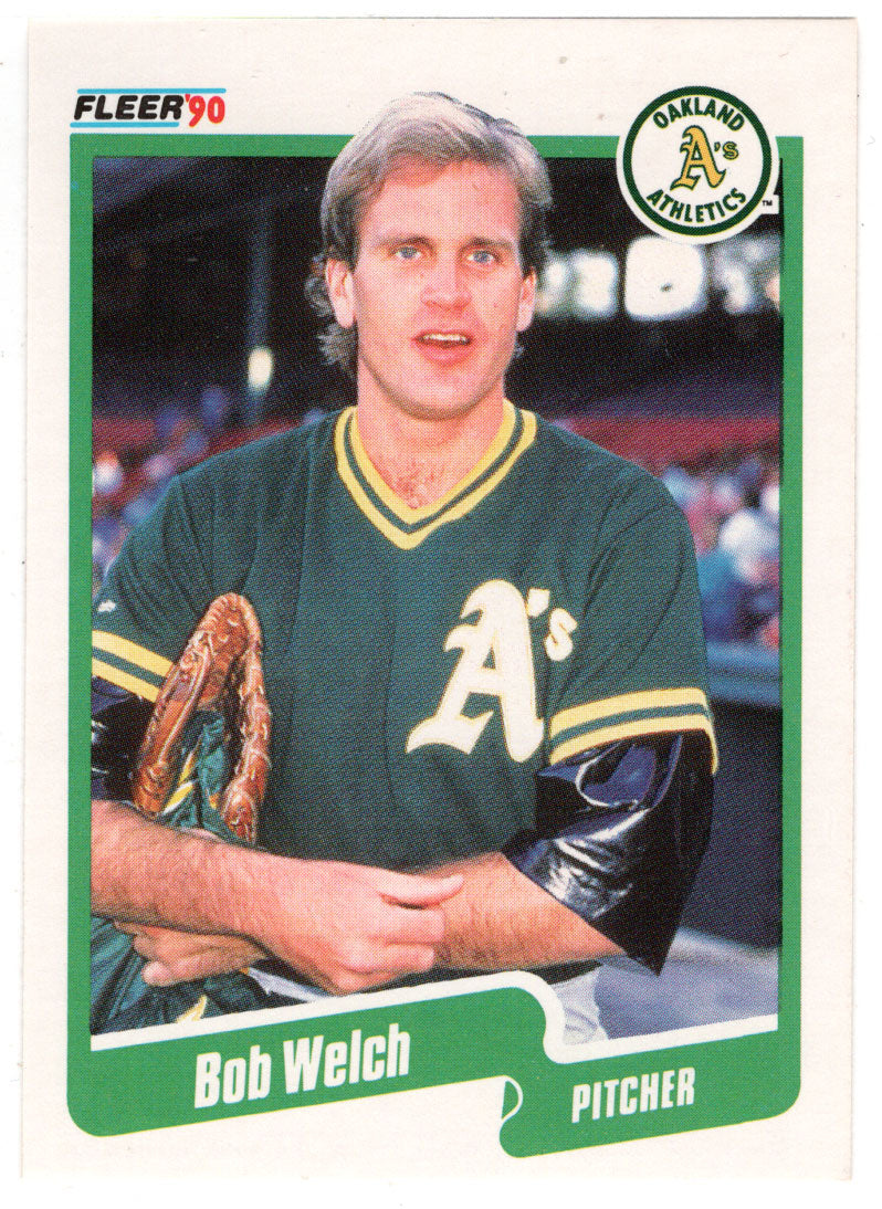 Bob Welch - Oakland Athletics (MLB Baseball Card) 1990 Fleer # 23 Mint