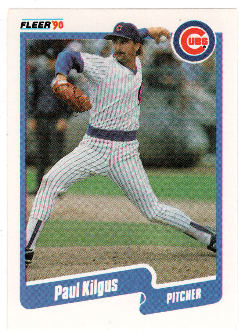 Paul Kilgus - Chicago Cubs (MLB Baseball Card) 1990 Fleer # 34 Mint