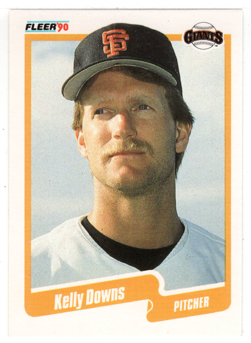 Kelly Downs - San Francisco Giants (MLB Baseball Card) 1990 Fleer # 55 Mint