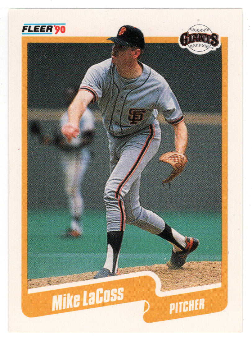 Mike LaCoss - San Francisco Giants (MLB Baseball Card) 1990 Fleer # 59 Mint
