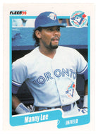 Manny Lee - Toronto Blue Jays (MLB Baseball Card) 1990 Fleer # 86 Mint