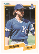 Luis Aquino - Kansas City Royals (MLB Baseball Card) 1990 Fleer # 101 Mint