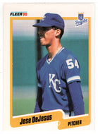 Jose DeJesus - Kansas City Royals (MLB Baseball Card) 1990 Fleer # 104 Mint