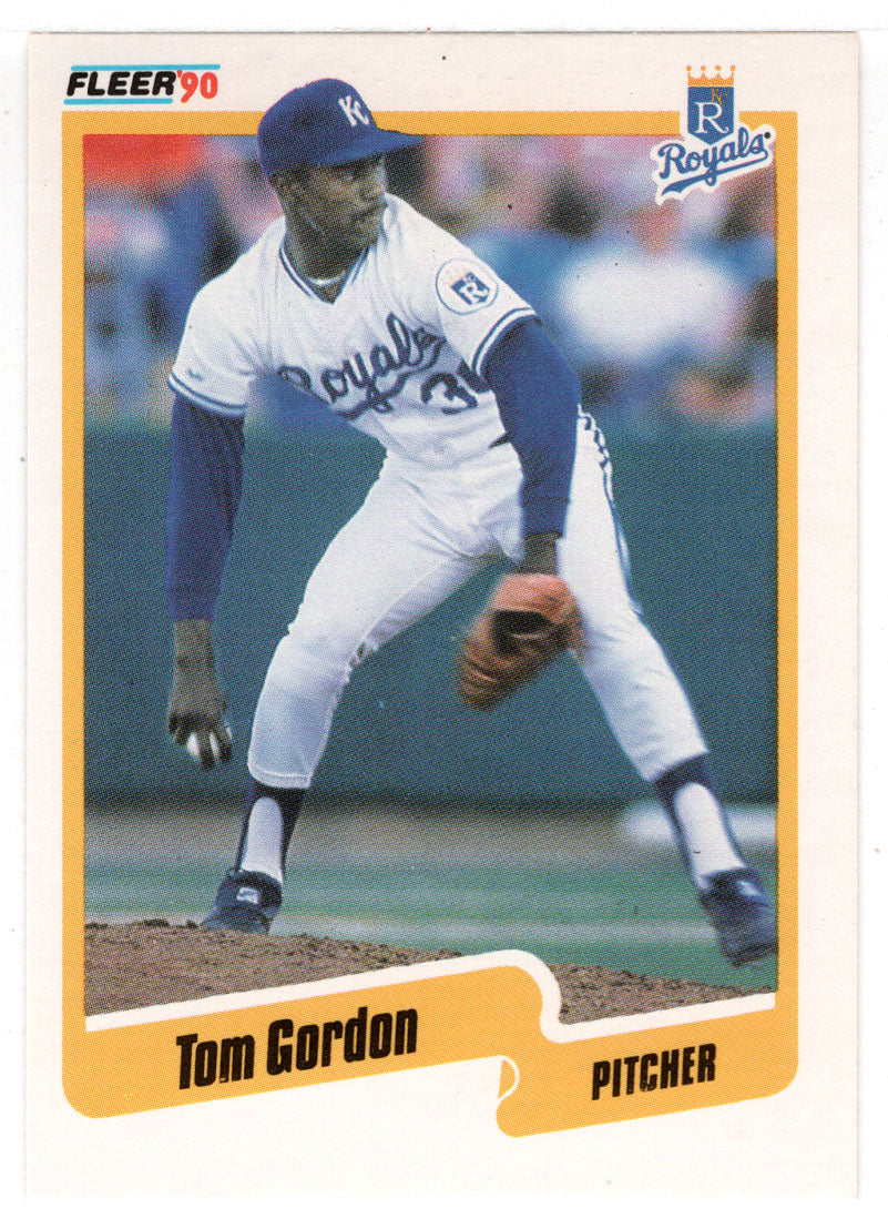 Tom Gordon - Kansas City Royals (MLB Baseball Card) 1990 Fleer # 108 Mint