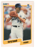 Terry Leach - Kansas City Royals (MLB Baseball Card) 1990 Fleer # 111 Mint
