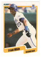 Frank White - Kansas City Royals (MLB Baseball Card) 1990 Fleer # 122 Mint
