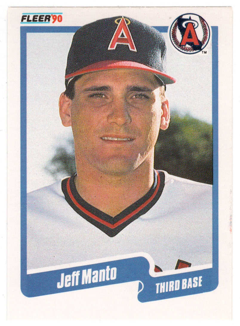 Jeff Manto - California Angels (MLB Baseball Card) 1990 Fleer # 137 Mint