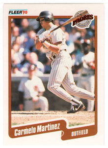 Carmelo Martinez - San Diego Padres (MLB Baseball Card) 1990 Fleer # 162 Mint