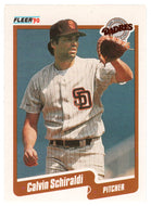 Calvin Schiraldi - San Diego Padres (MLB Baseball Card) 1990 Fleer # 168 Mint