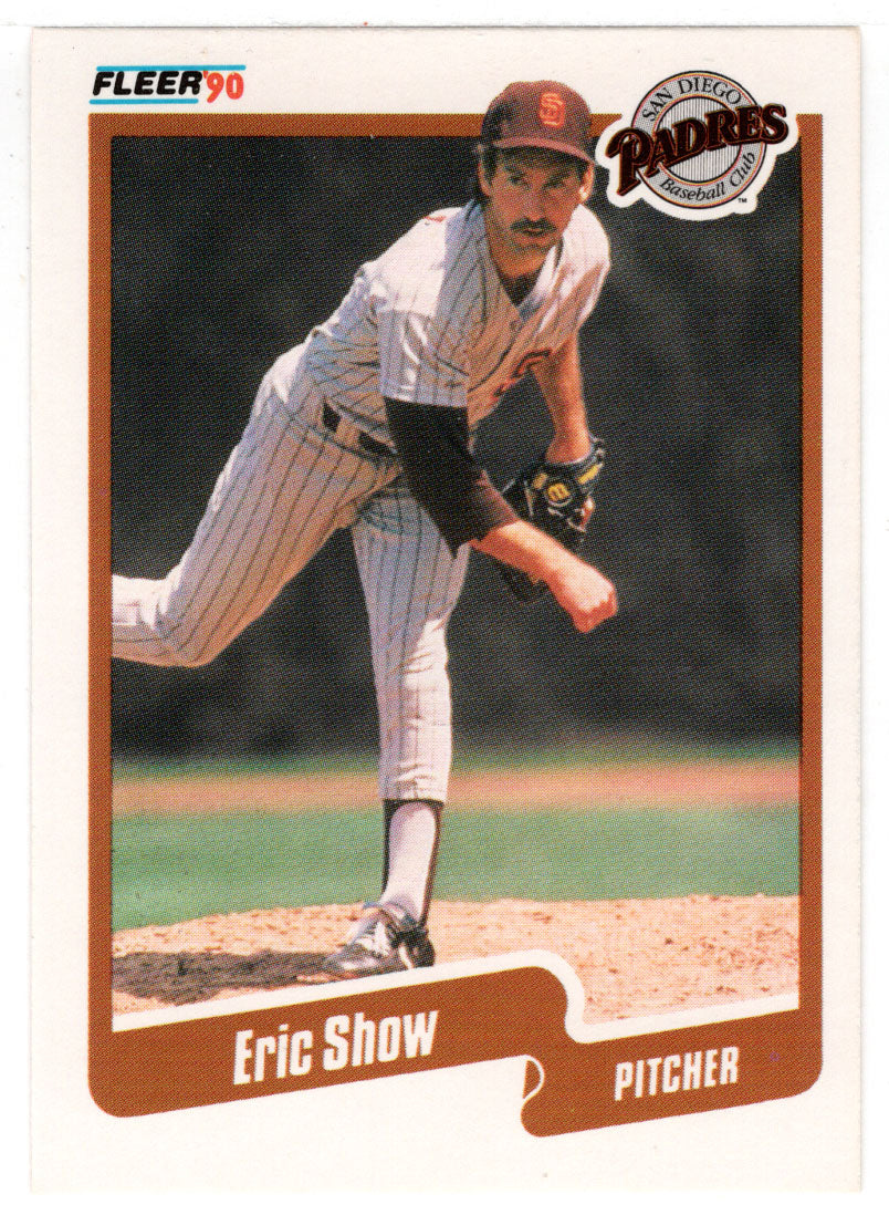 Eric Show - San Diego Padres (MLB Baseball Card) 1990 Fleer # 169 Mint