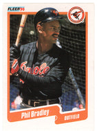 Phil Bradley - Baltimore Orioles (MLB Baseball Card) 1990 Fleer # 174 Mint