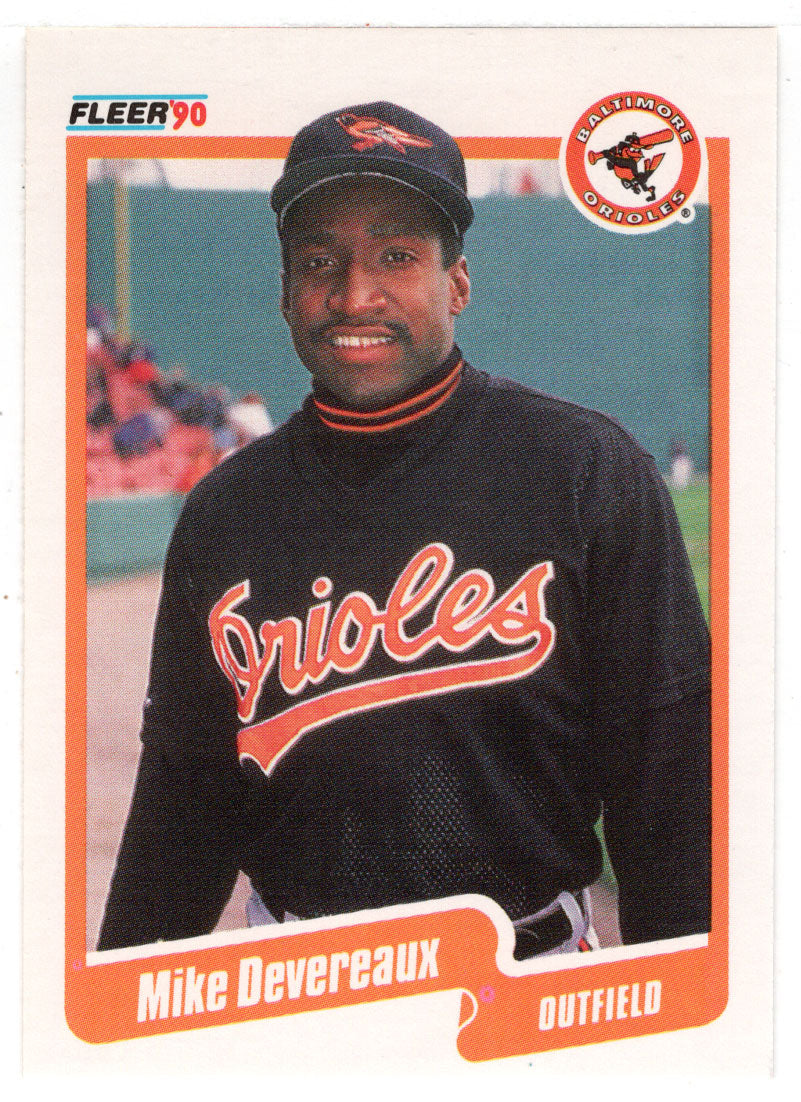 Mike Devereaux - Baltimore Orioles (MLB Baseball Card) 1990 Fleer # 175 Mint