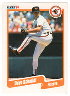 Dave Schmidt - Baltimore Orioles (MLB Baseball Card) 1990 Fleer # 188 Mint