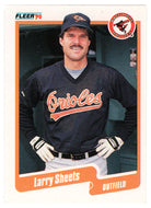 Larry Sheets - Baltimore Orioles (MLB Baseball Card) 1990 Fleer # 189 Mint