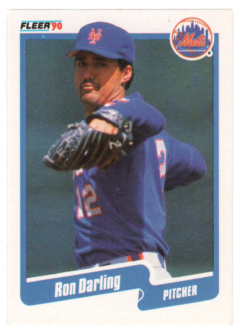 Ron Darling - New York Mets (MLB Baseball Card) 1990 Fleer # 201 Mint
