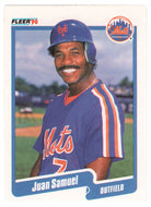 Juan Samuel - New York Mets (MLB Baseball Card) 1990 Fleer # 215 Mint
