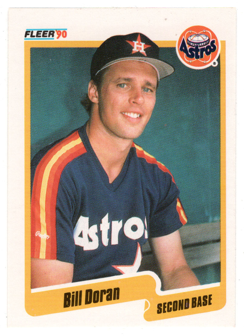 Bill Doran - Houston Astros (MLB Baseball Card) 1990 Fleer # 230