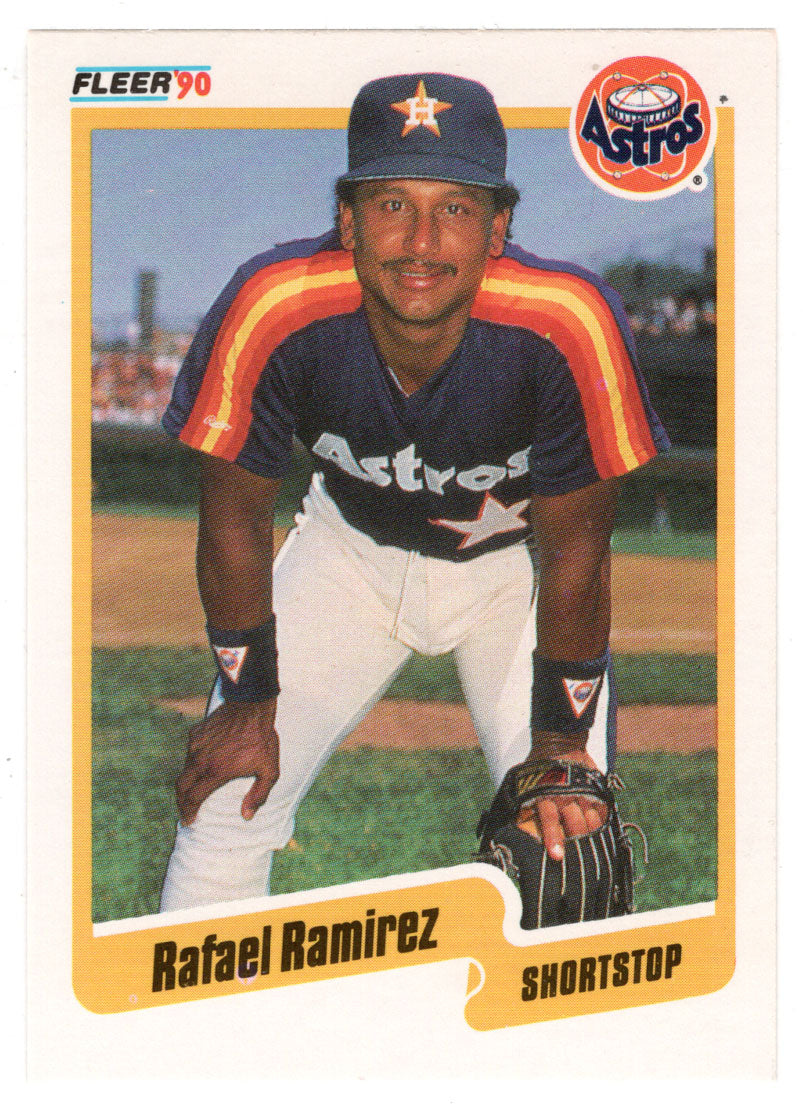 Rafael Ramirez - Houston Astros (MLB Baseball Card) 1990 Fleer # 234 Mint