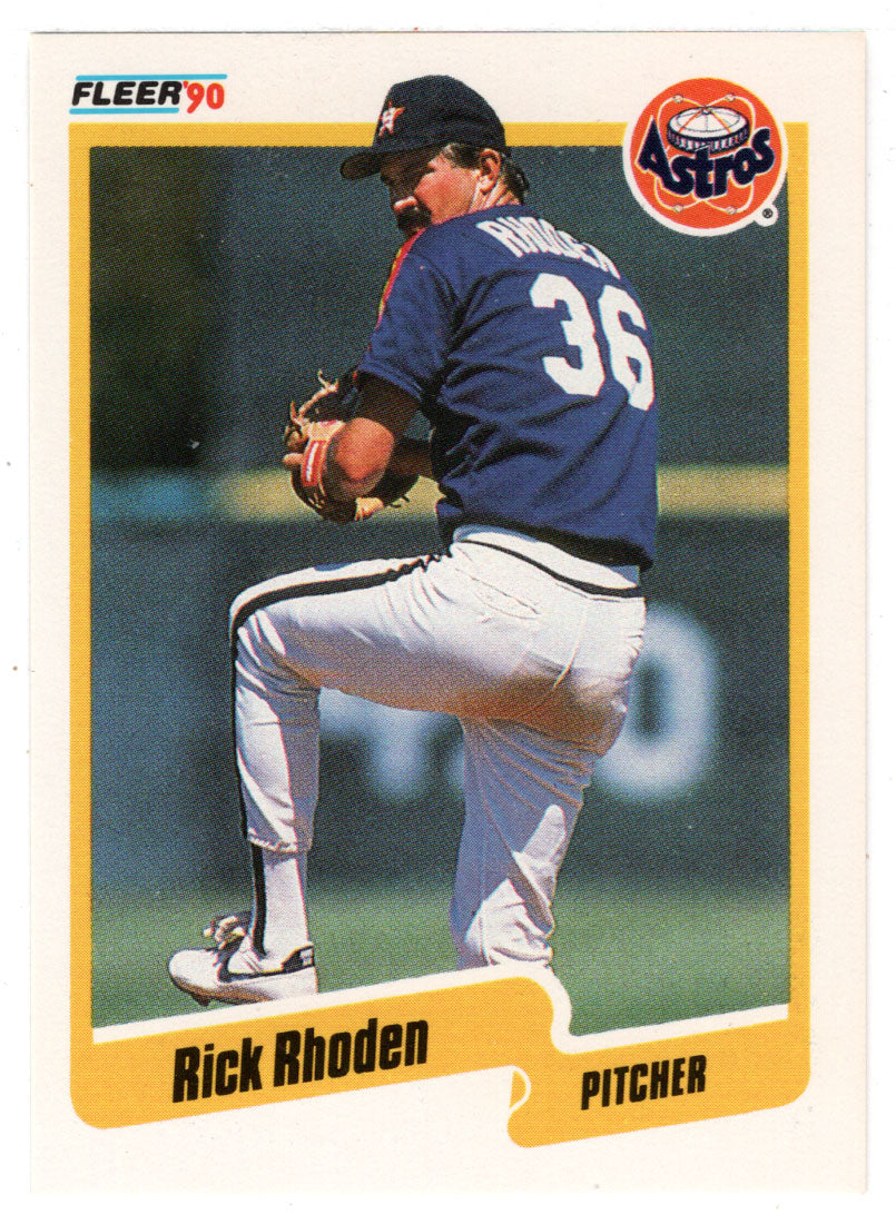 Rick Rhoden - Houston Astros (MLB Baseball Card) 1990 Fleer # 235 Mint