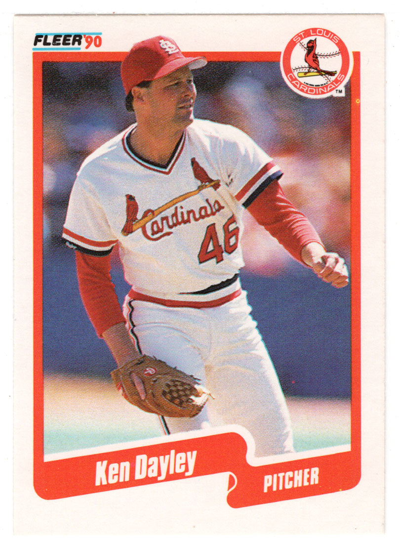 Ken Dayley - St. Louis Cardinals (MLB Baseball Card) 1990 Fleer # 247 Mint