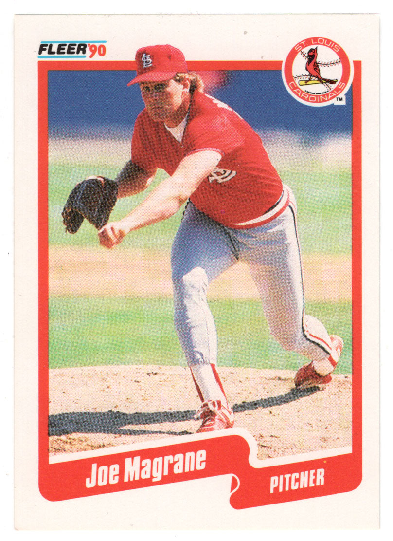 Joe Magrane - St. Louis Cardinals (MLB Baseball Card) 1990 Fleer # 252 Mint