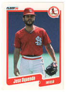 Jose Oquendo - St. Louis Cardinals (MLB Baseball Card) 1990 Fleer # 255 Mint
