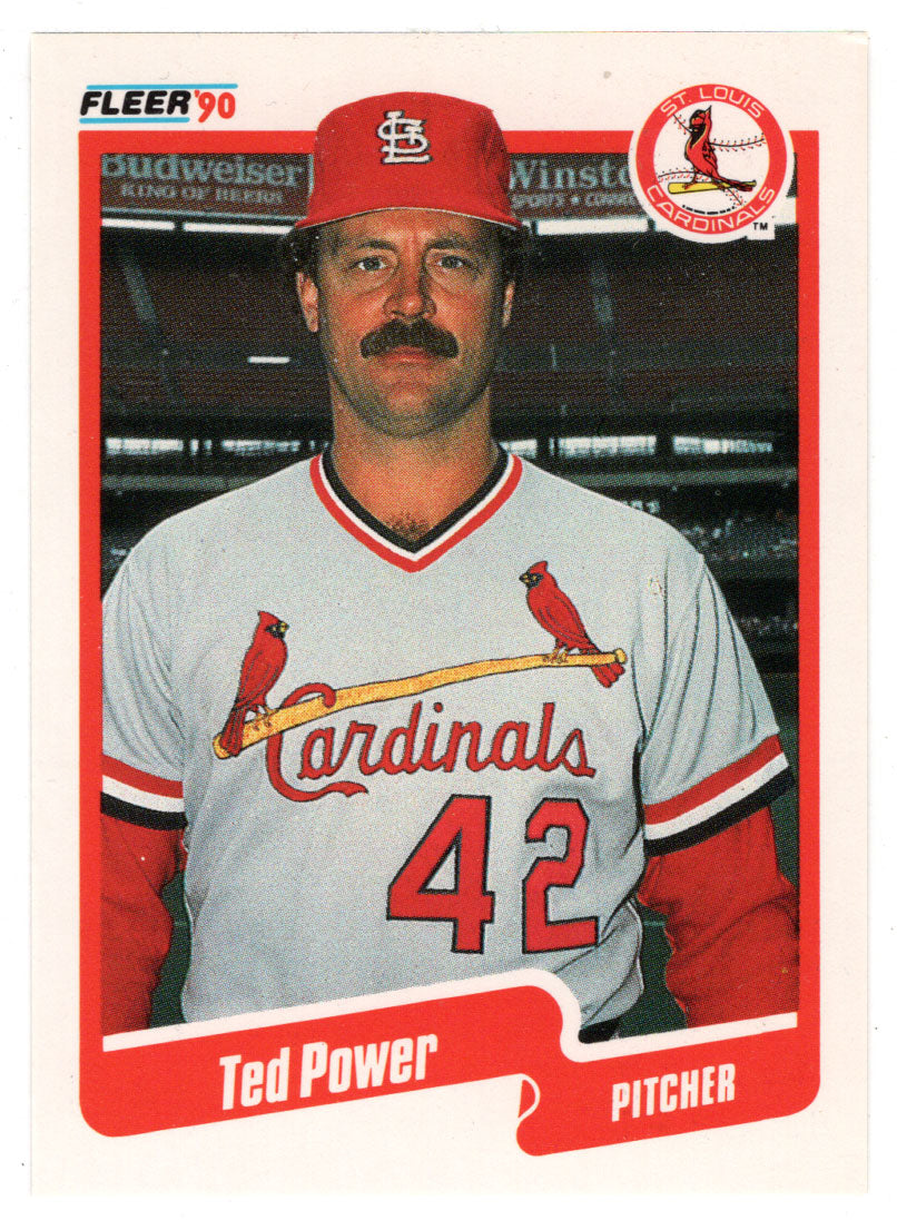 Ted Power - St. Louis Cardinals (MLB Baseball Card) 1990 Fleer # 258 Mint