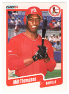 Milt Thompson - St. Louis Cardinals (MLB Baseball Card) 1990 Fleer # 262 Mint