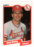 Denny Walling - St. Louis Cardinals (MLB Baseball Card) 1990 Fleer # 263 Mint