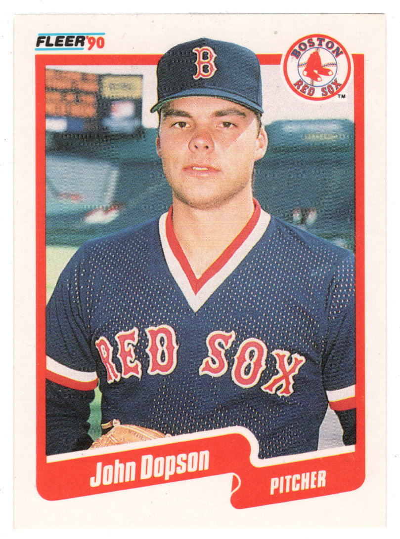 John Dopson - Boston Red Sox (MLB Baseball Card) 1990 Fleer # 272 Mint