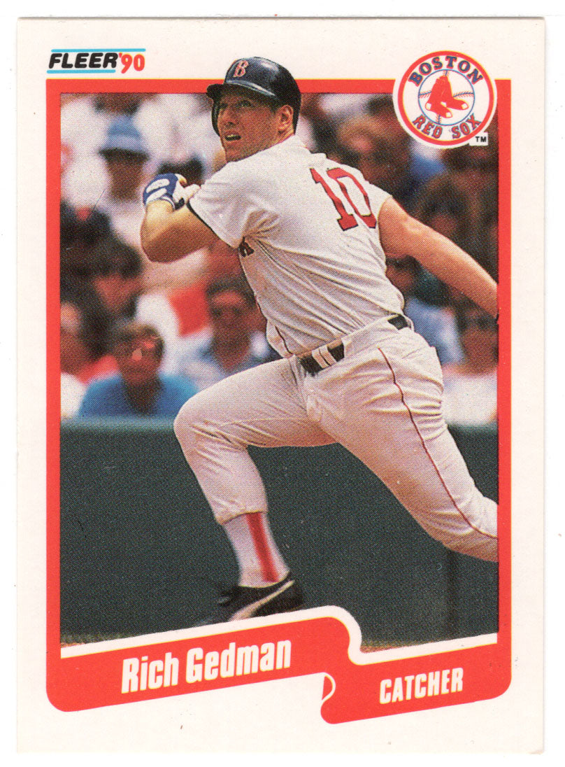 Rich Gedman - Boston Red Sox (MLB Baseball Card) 1990 Fleer # 276 Mint
