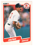 Jody Reed - Boston Red Sox (MLB Baseball Card) 1990 Fleer # 284 Mint