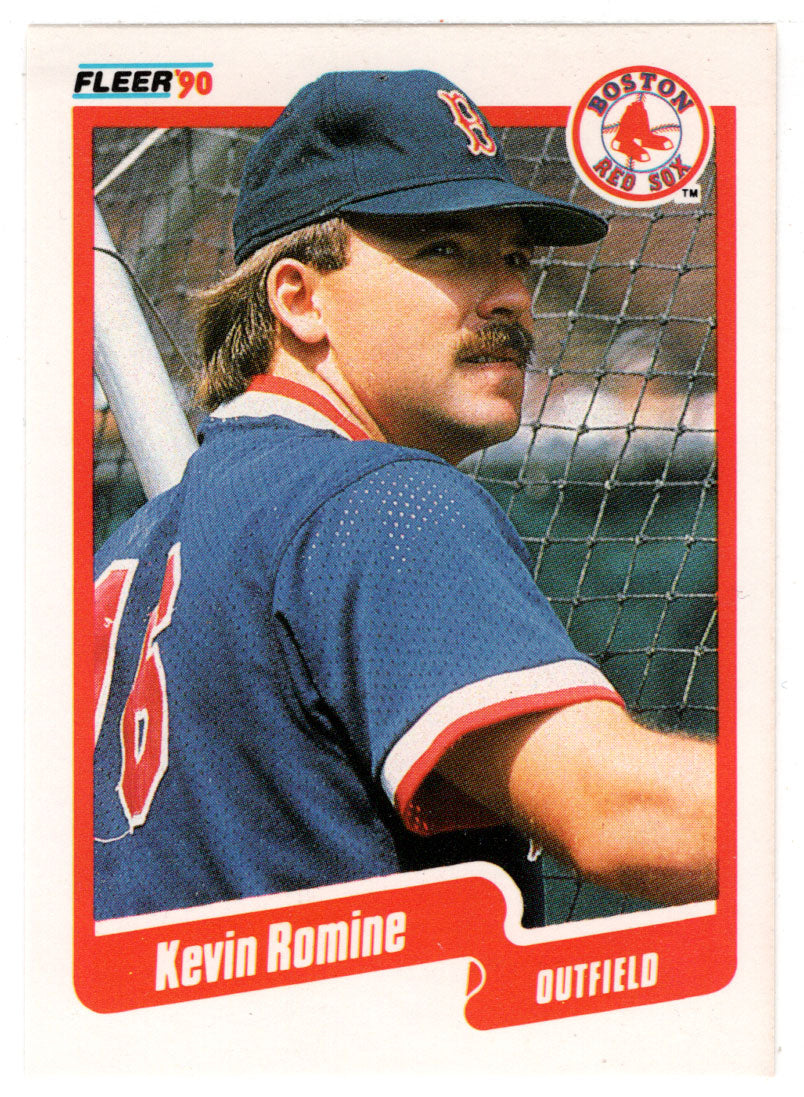 Kevin Romine - Boston Red Sox (MLB Baseball Card) 1990 Fleer # 286 Mint