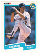 Chuck Crim - Milwaukee Brewers (MLB Baseball Card) 1990 Fleer # 319 Mint