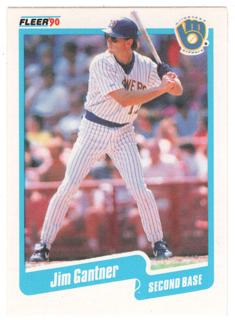Jim Gantner - Milwaukee Brewers (MLB Baseball Card) 1990 Fleer # 324 Mint