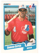 Damaso Garcia - Montreal Expos (MLB Baseball Card) 1990 Fleer # 346 Mint