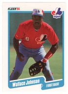 Wallace Johnson - Montreal Expos (MLB Baseball Card) 1990 Fleer # 351 Mint