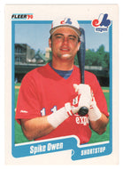 Spike Owen - Montreal Expos (MLB Baseball Card) 1990 Fleer # 357 Mint