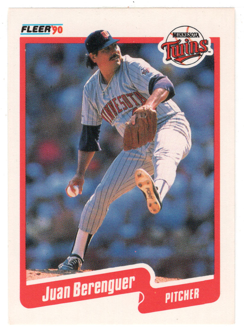 Juan Berenguer - Minnesota Twins (MLB Baseball Card) 1990 Fleer # 369 Mint