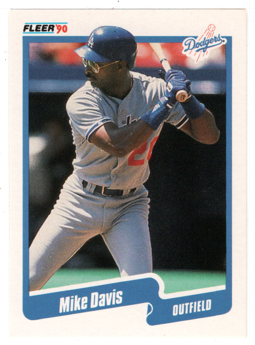 Mike Davis - Los Angeles Dodgers (MLB Baseball Card) 1990 Fleer # 391 Mint