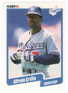 Alfredo Griffin - Los Angeles Dodgers (MLB Baseball Card) 1990 Fleer # 395 Mint