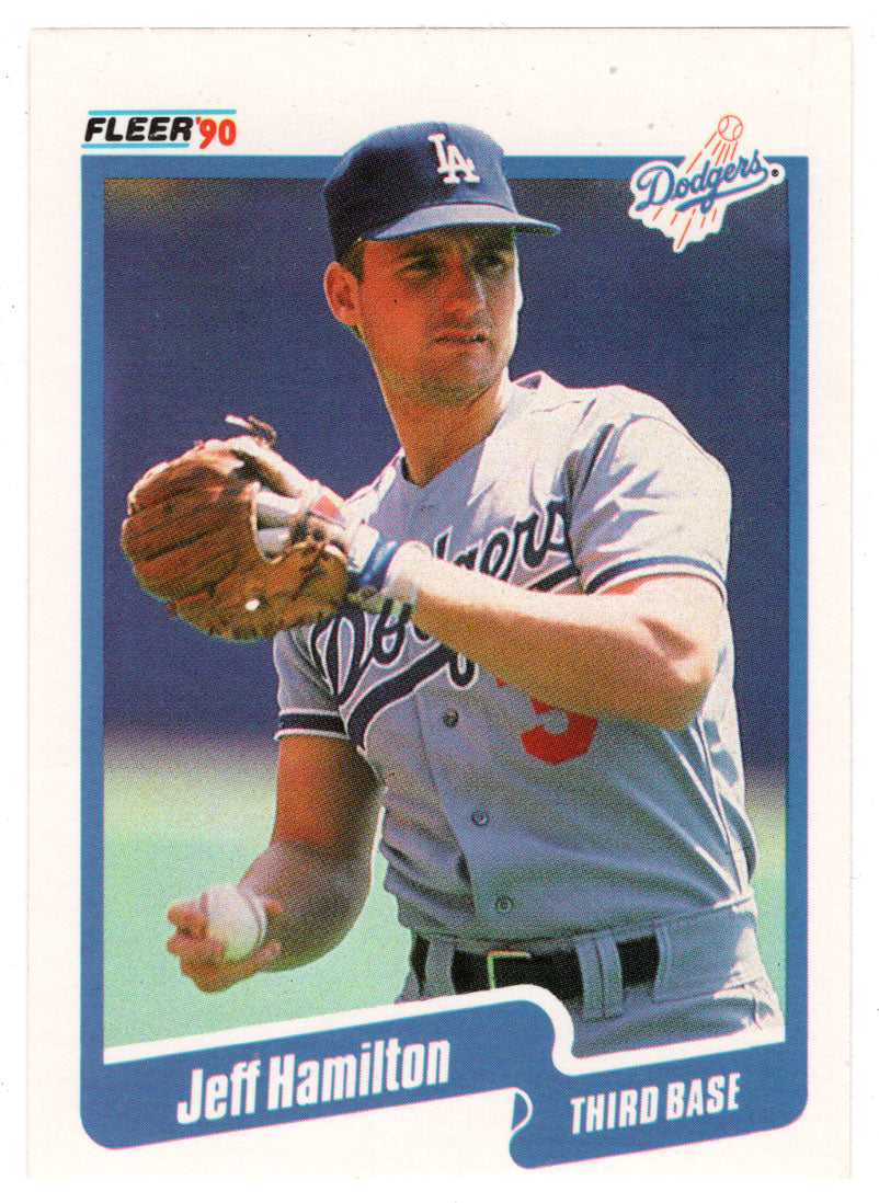 Jeff Hamilton - Los Angeles Dodgers (MLB Baseball Card) 1990 Fleer # 396 Mint