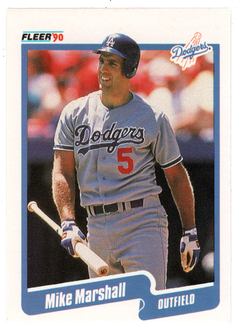 Mike Marshall - Los Angeles Dodgers (MLB Baseball Card) 1990 Fleer # 401 Mint