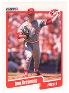 Tom Browning - Cincinnati Reds (MLB Baseball Card) 1990 Fleer # 415 Mint