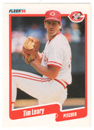 Tim Leary - Cincinnati Reds (MLB Baseball Card) 1990 Fleer # 424 Mint