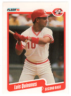 Luis Quinones - Cincinnati Reds (MLB Baseball Card) 1990 Fleer # 428 Mint